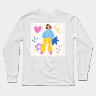 Cute girl Long Sleeve T-Shirt